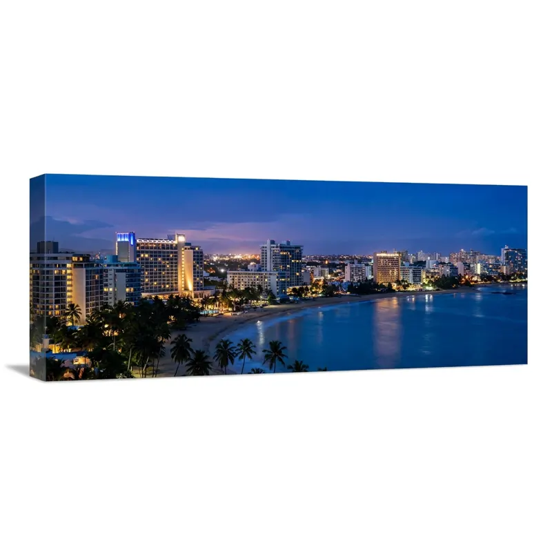 Condado San Juan oceanfront skyline